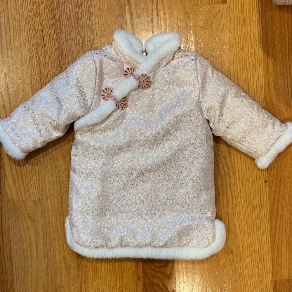Lunar New Year Dress ( Light Pink) Toddler Girl